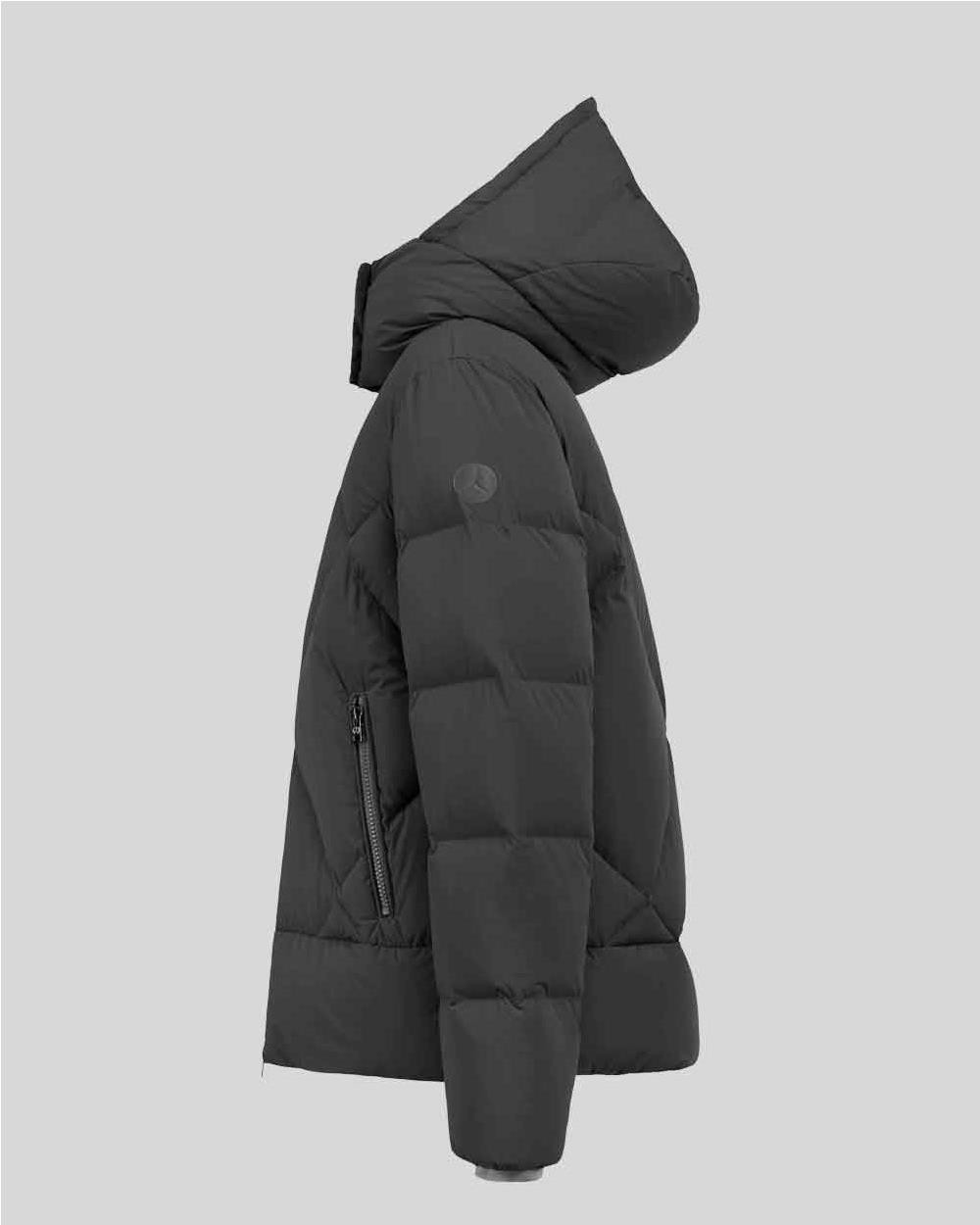 Abrigo acolchado Aroe corto mujer NEGRO