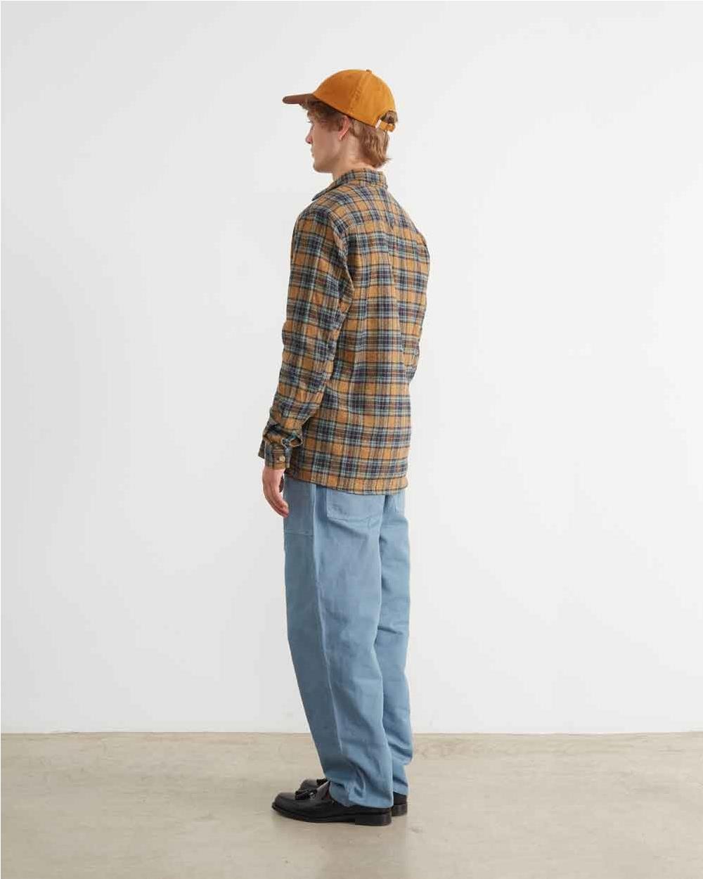 Camisa Zip Pocket cuadros PLAIN BROWN Camisa Zip Pocket cuadros PLAIN BROWN