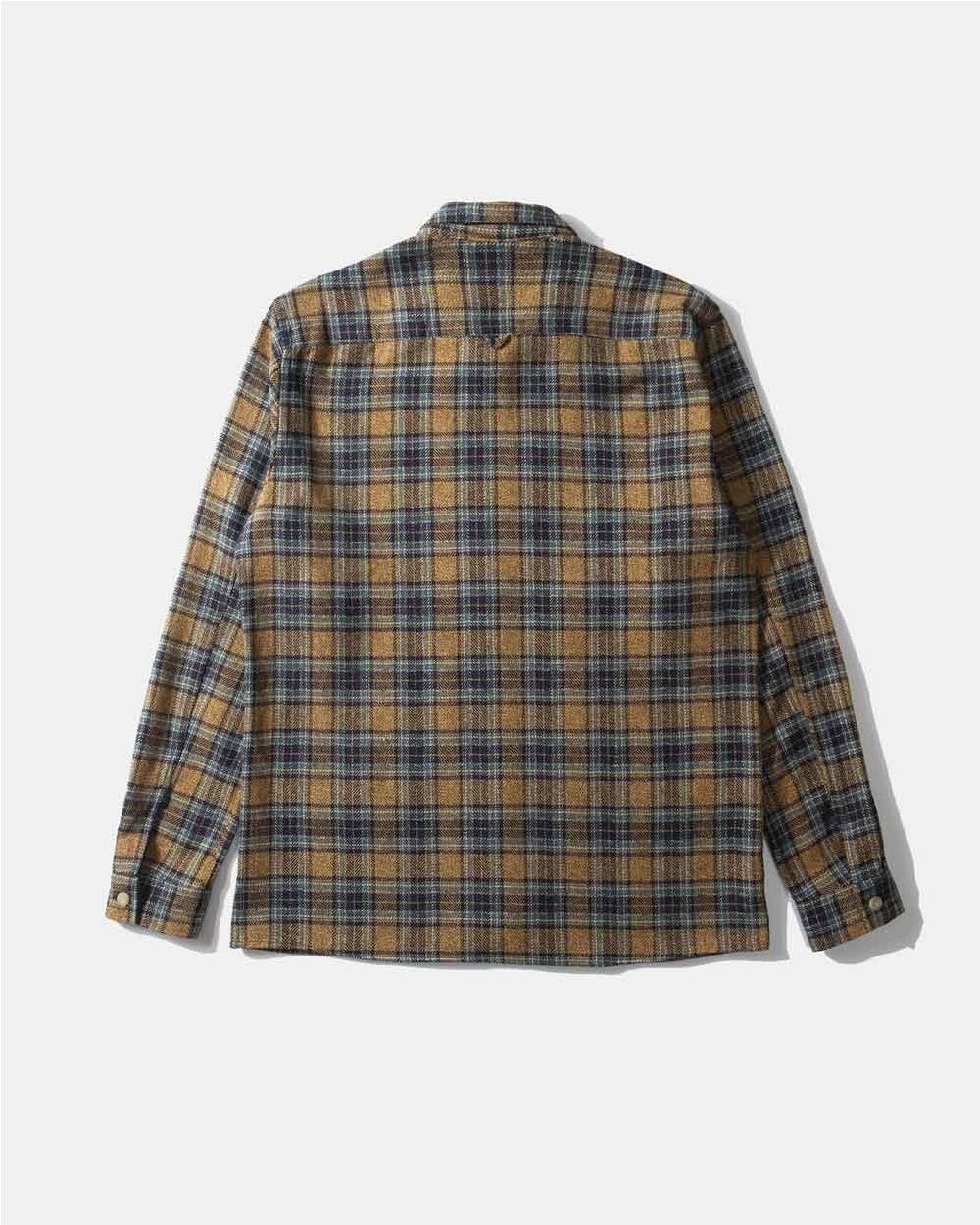 Camisa Zip Pocket cuadros PLAIN BROWN Camisa Zip Pocket cuadros PLAIN BROWN