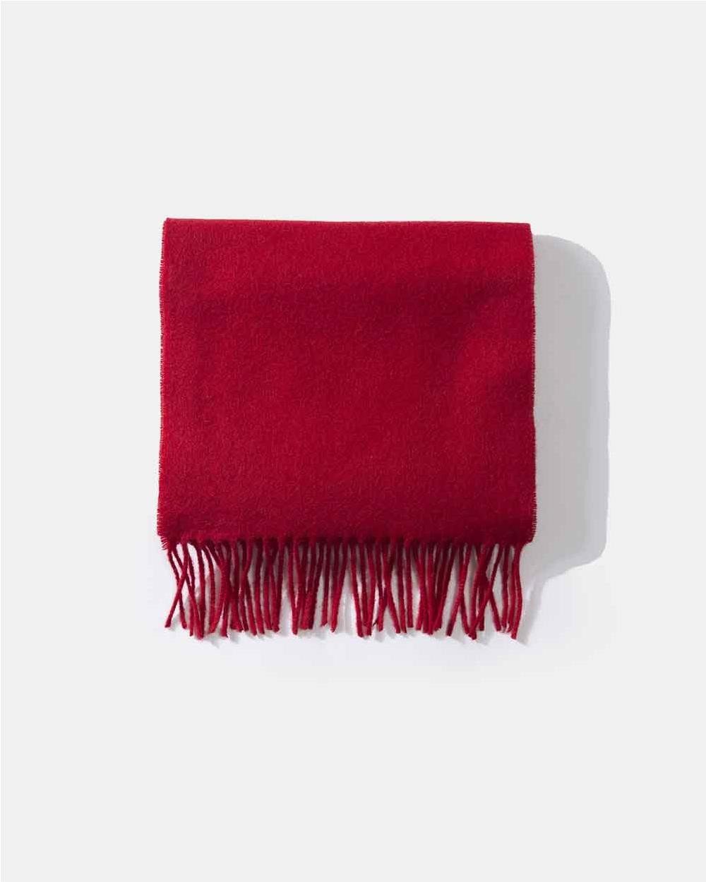 Bufanda Lambswool unisex ROJO