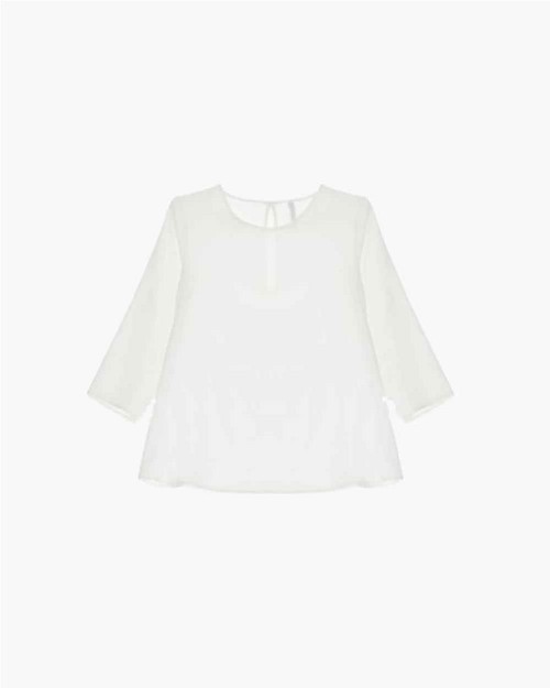 Blusa Básica con Corte de...