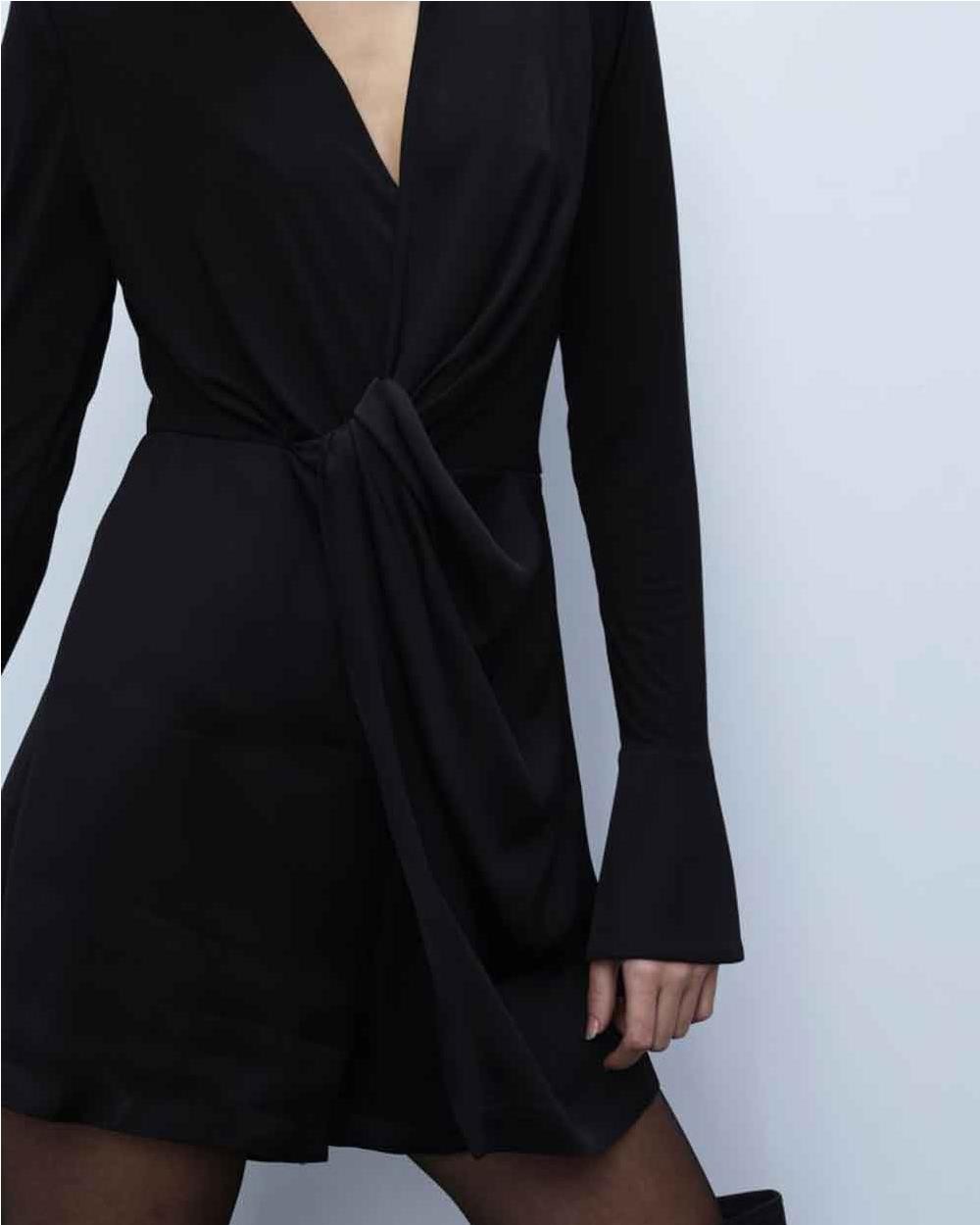 Mono Drapeado con Escote en V mujer...