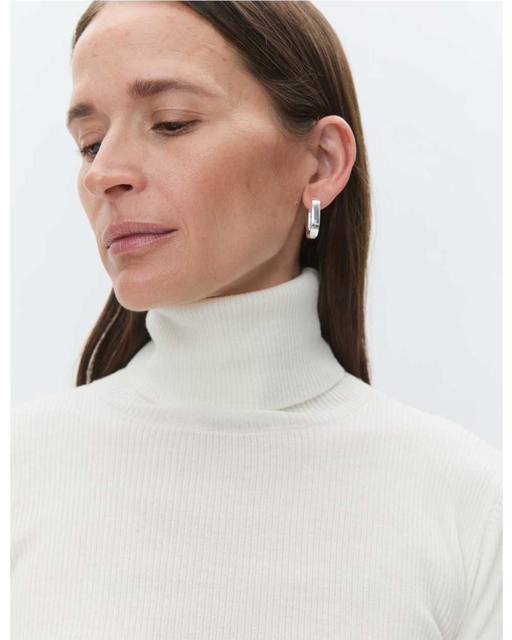 Jersey Sierra de Cuello Alto lana...