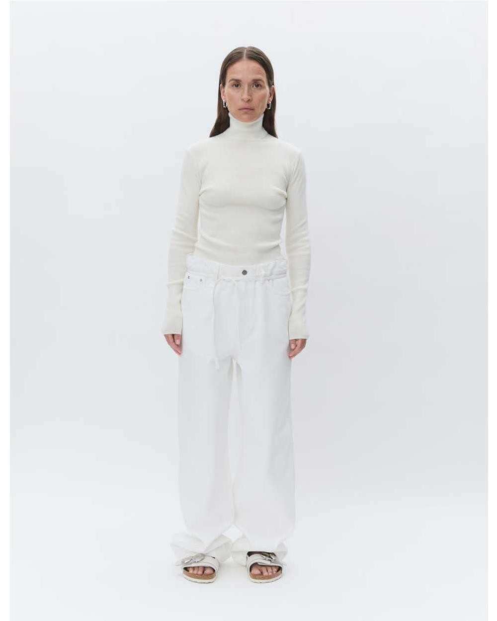 Jersey Sierra de Cuello Alto lana...