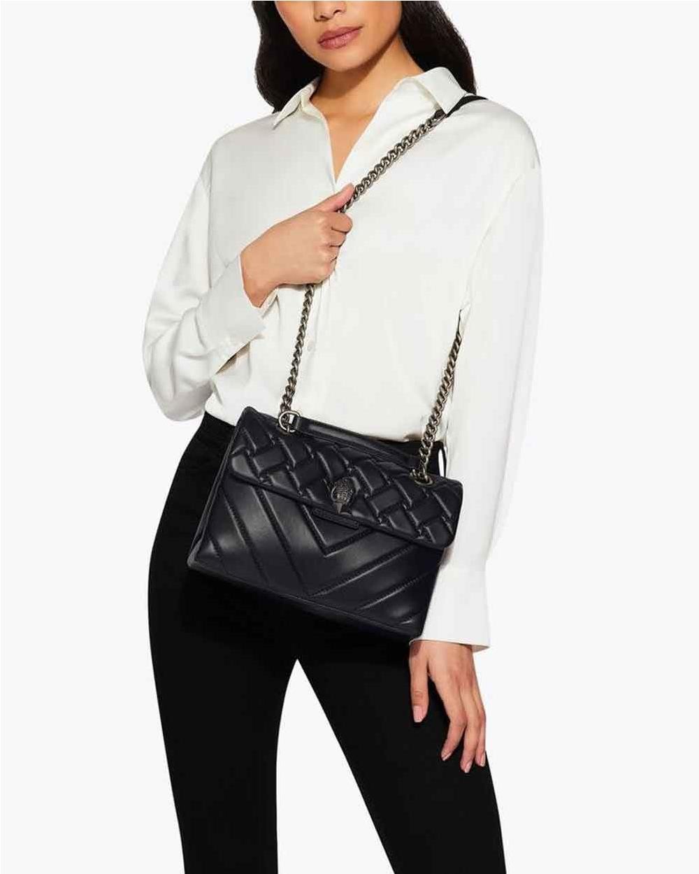 Bolso Leather Kensington bag negro NEGRO Bolso Leather Kensington bag negro NEGRO