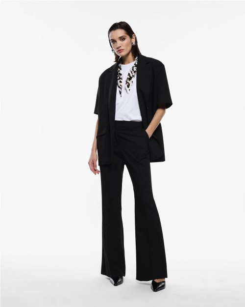 Pantalón Acampanado de Tiro...