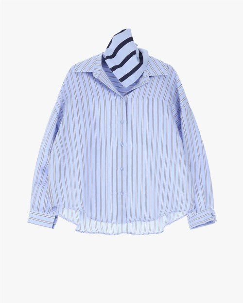 Camisa de Rayas adorno...