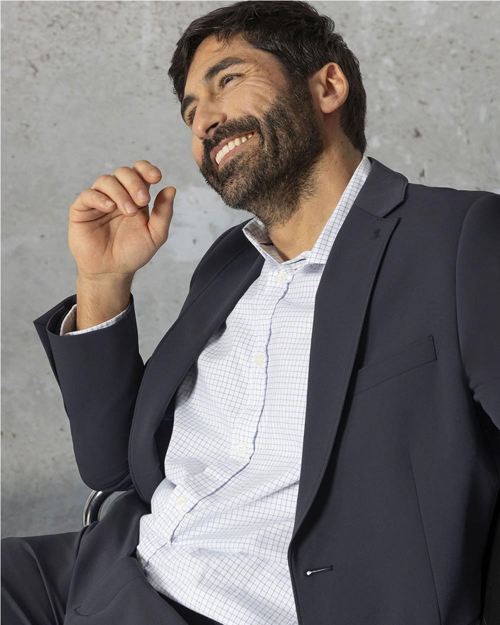 Americana de Traje de Lana hombre AZUL Americana de Traje de Lana hombre AZUL