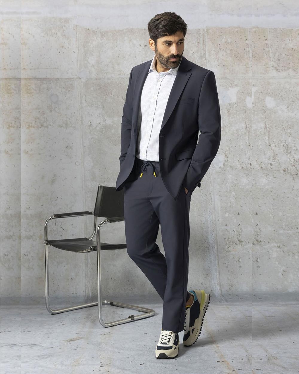 Americana de Traje de Lana hombre AZUL Americana de Traje de Lana hombre AZUL