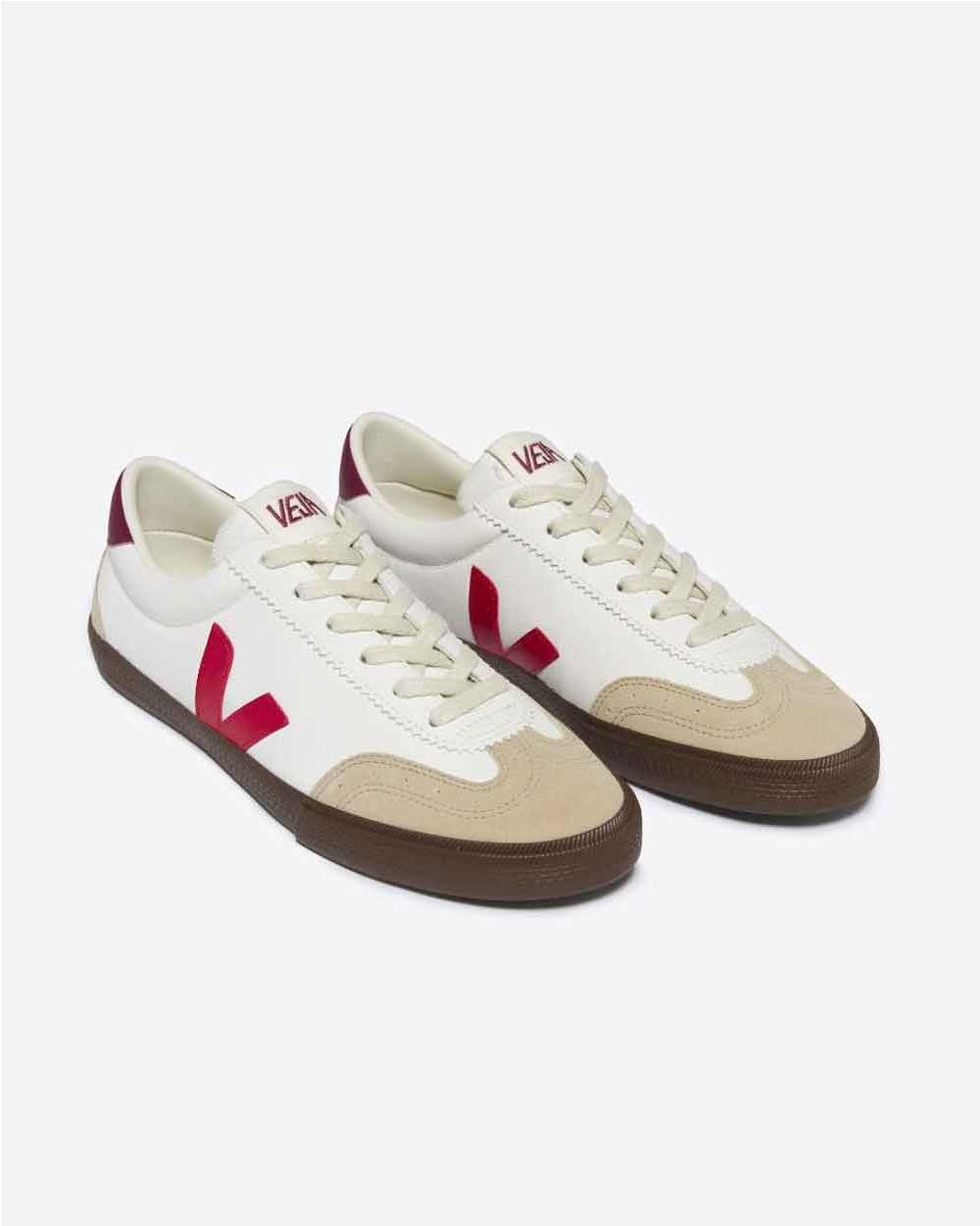 Volley Zapatilla Leather White Pekin...