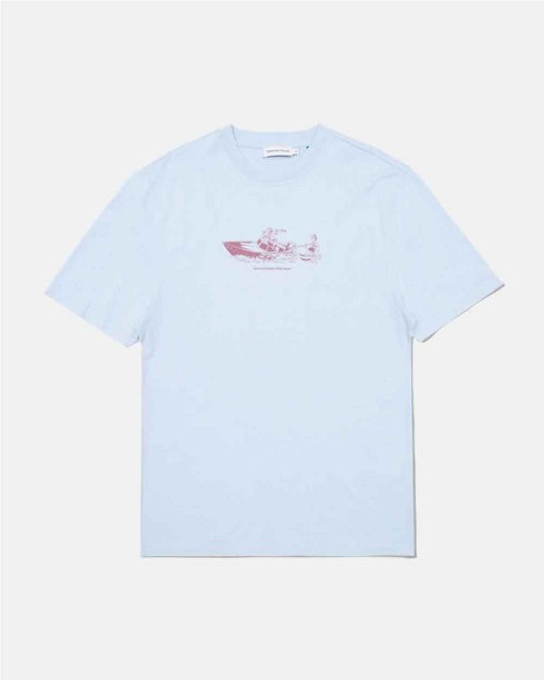 T-shirt Boxy hombre AZUL...