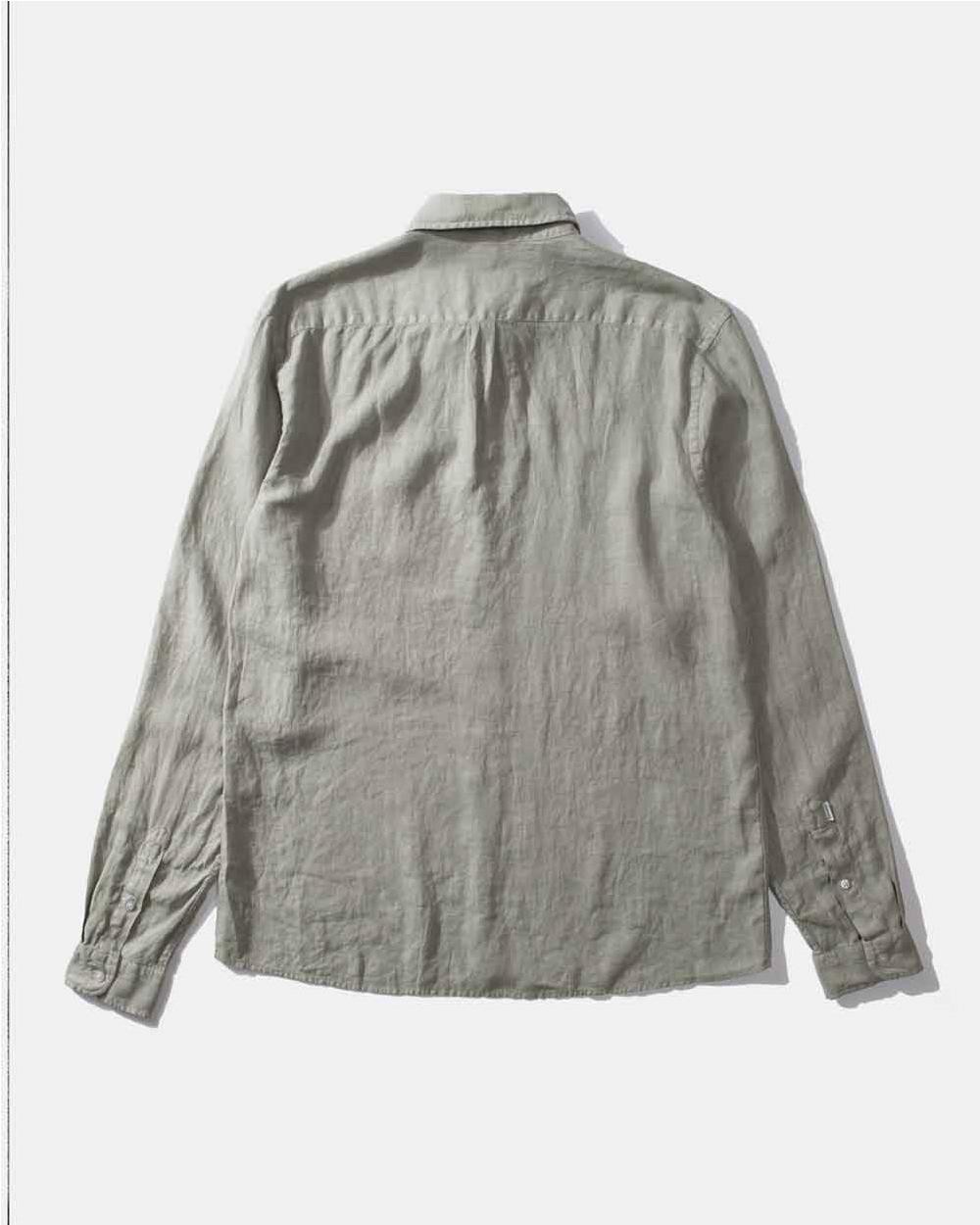 Camisa Linen hombre TAUPE