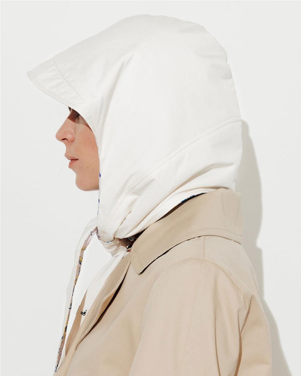 Capucha reversible mujer BEIGE Capucha reversible mujer BEIGE