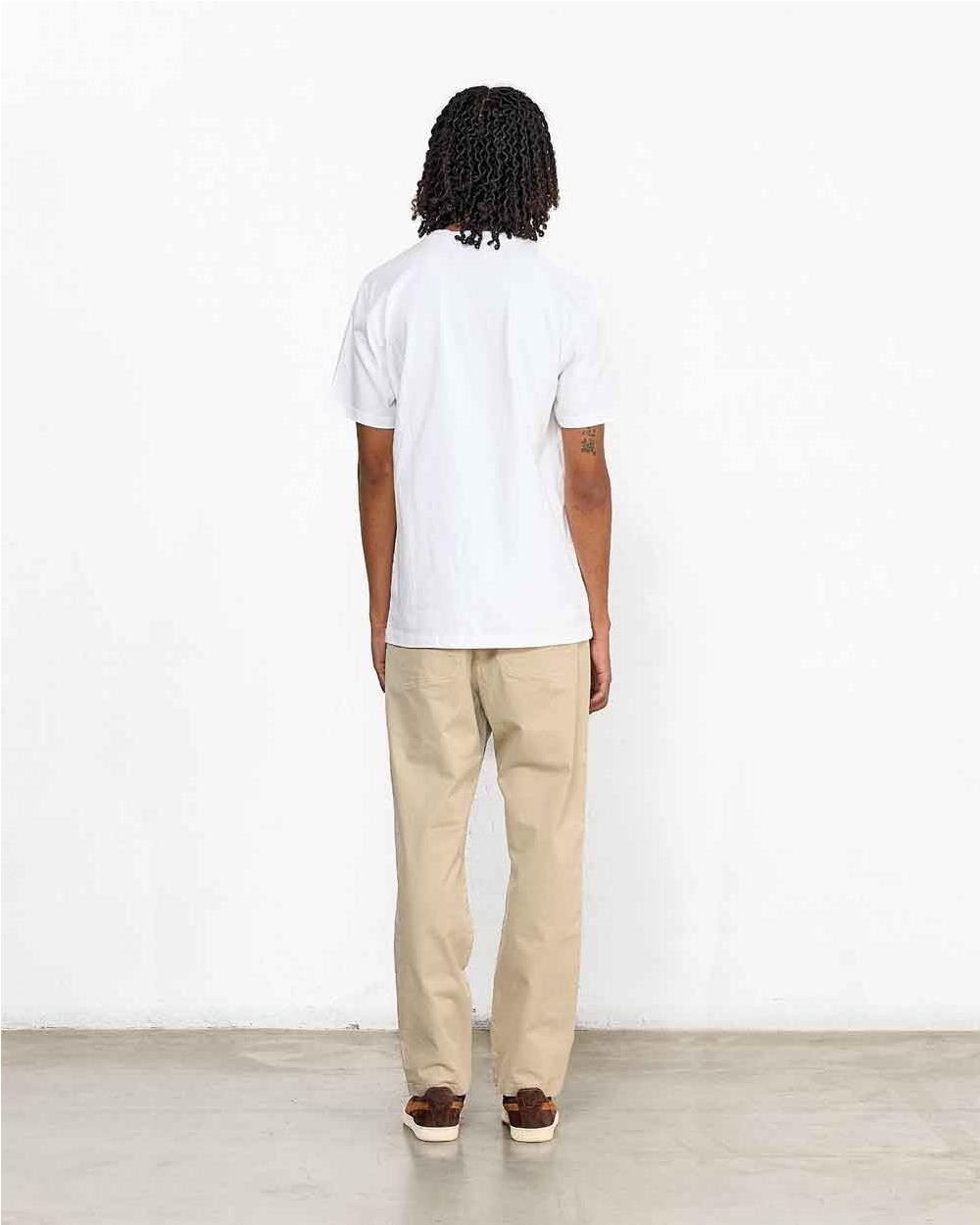 T-shirt Tennis Courts hombre PLAIN WHITE