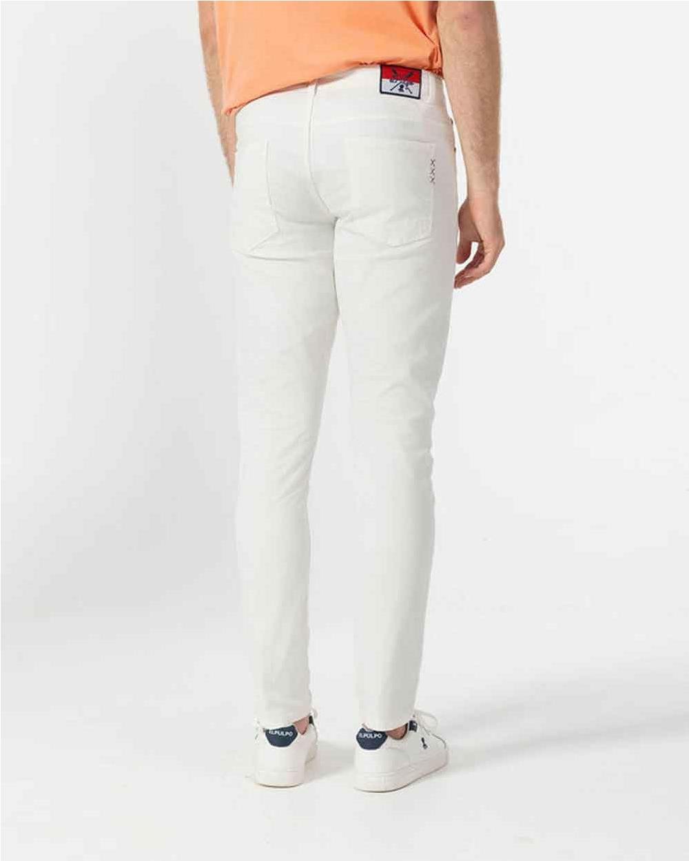 Pantalón Cinco Bolsillos hombre BLANCO