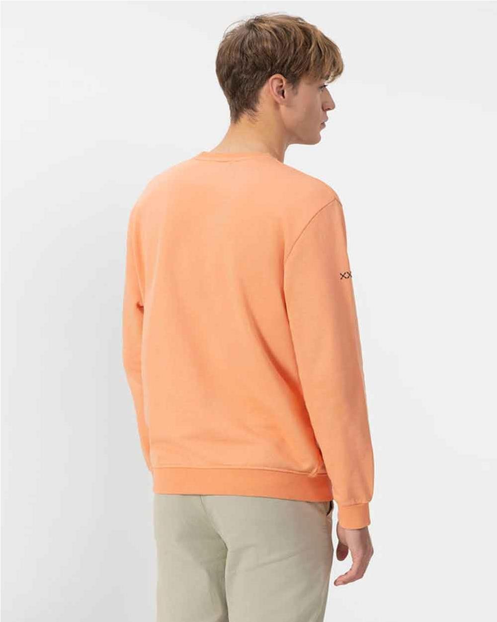 Sudadera básica bordada hombre MELOCOTON