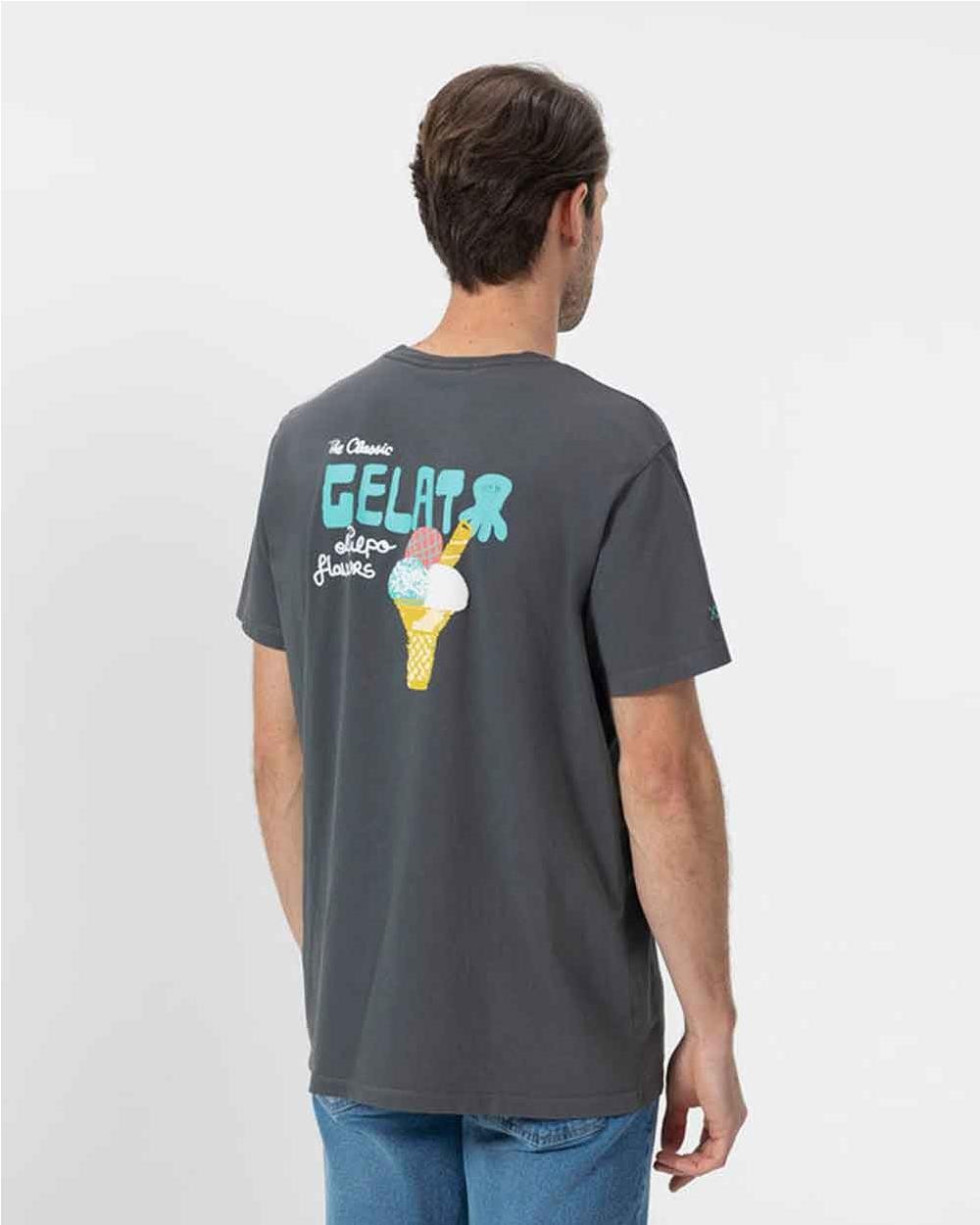Camiseta Gelato hombre GRIS ANTRACITA