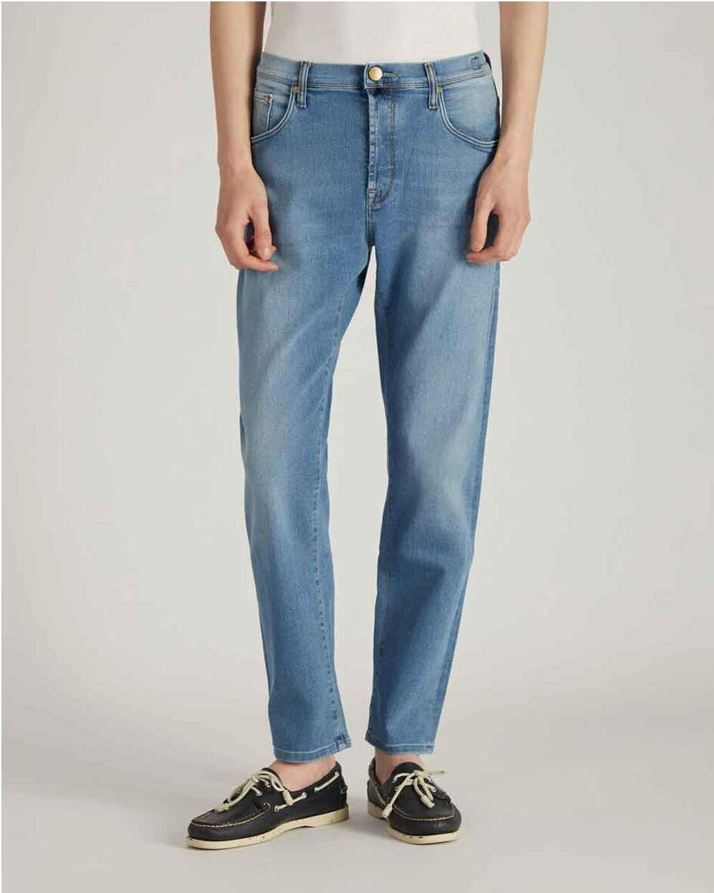 
Pantalón cinco bolsillos denim...