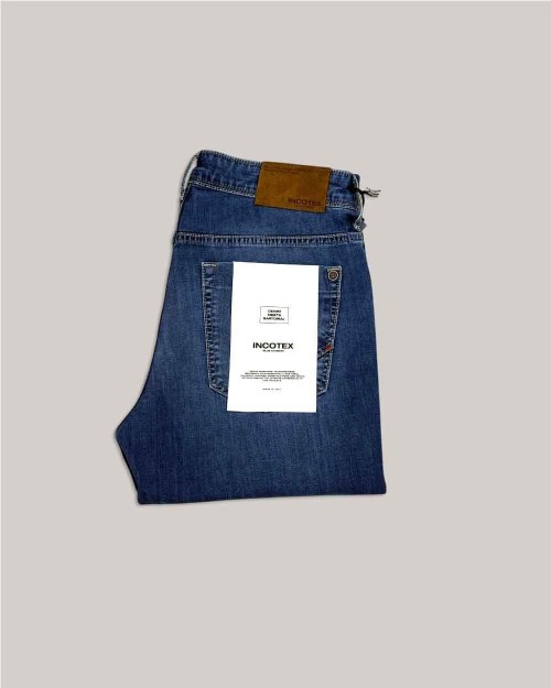 Pantalon denim cinco...