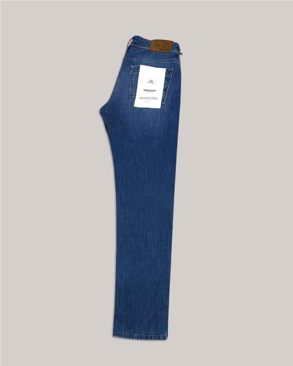 Pantalon denim cinco bolsillos wash...