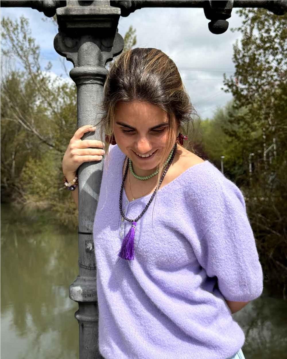 Maglia Baby alpaca mujer LAVANDA