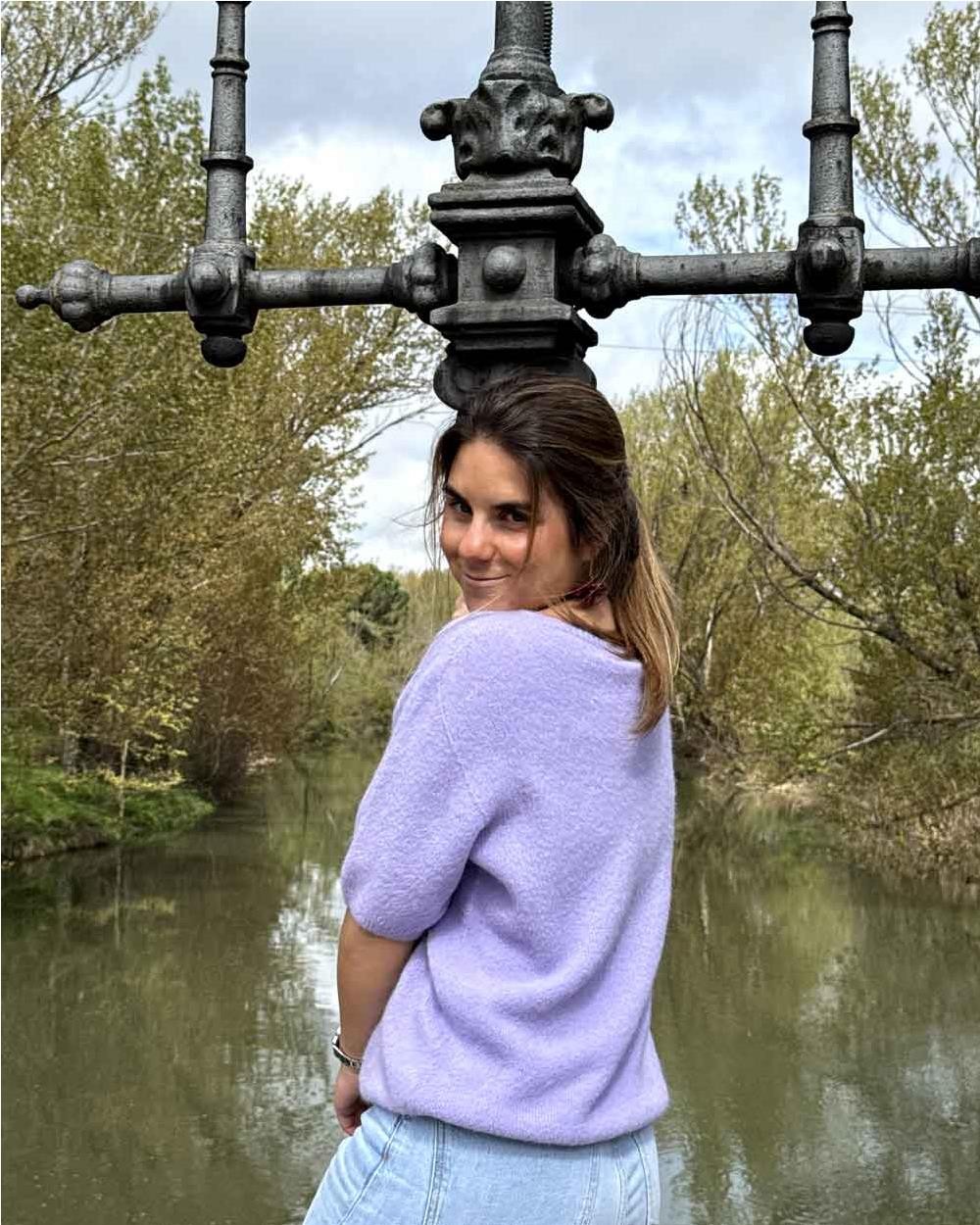Maglia Baby alpaca mujer LAVANDA