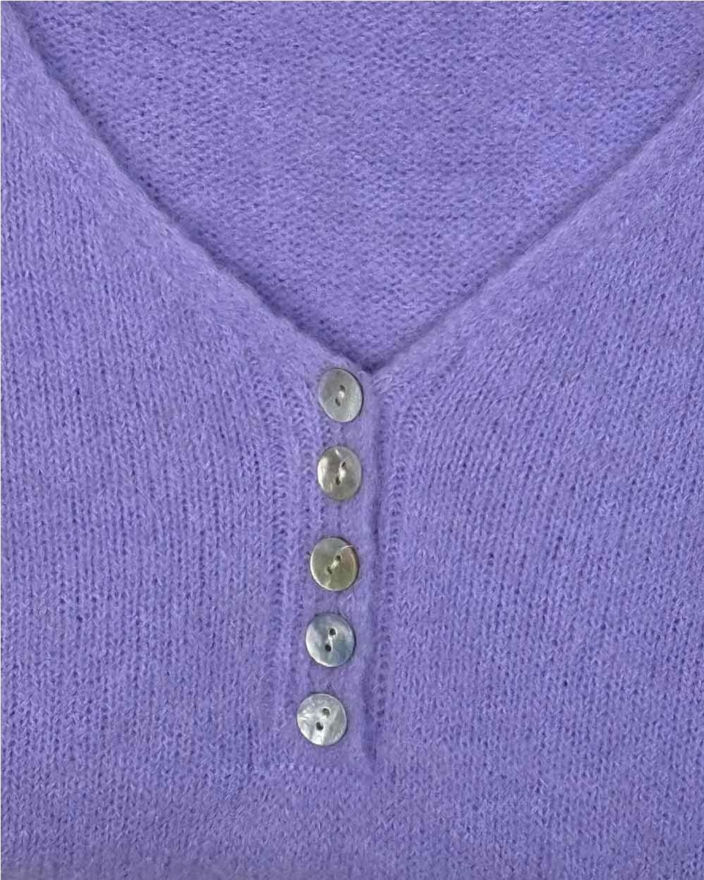 Maglia Baby alpaca mujer LAVANDA