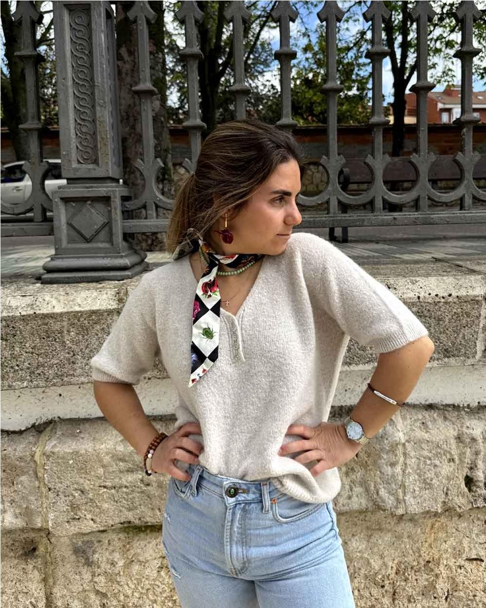 Maglia Baby alpaca mujer SAND