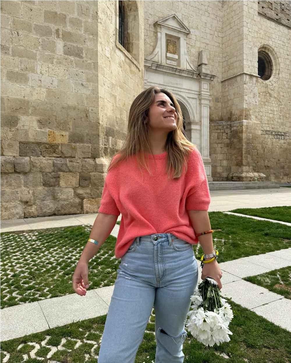 Maglia Baby Alpaca mujer TANGERINA