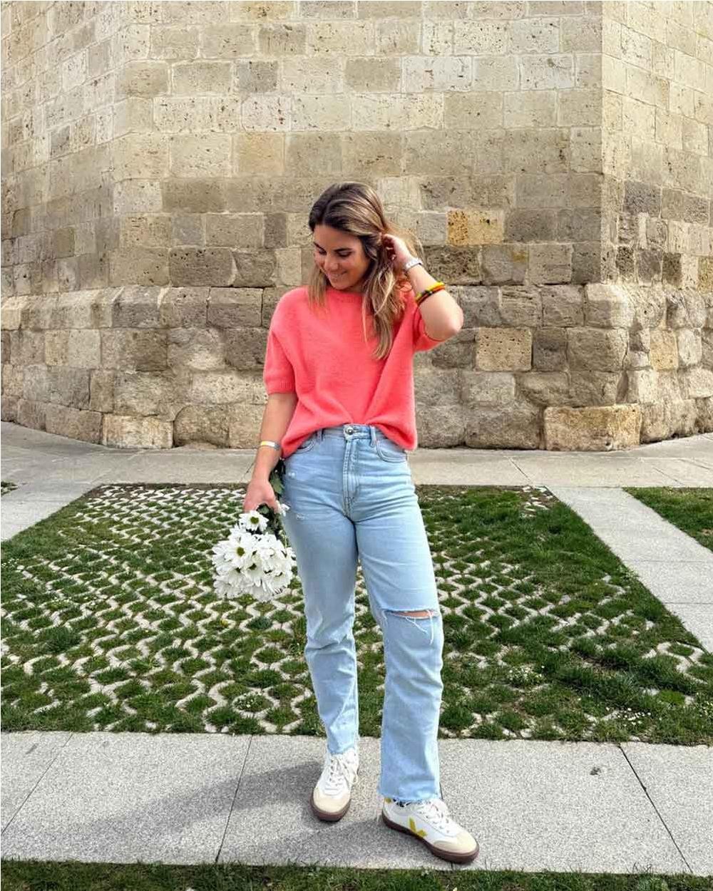 Maglia Baby Alpaca mujer TANGERINA