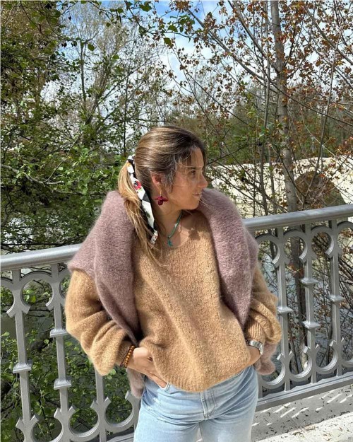 Maglia Mohair mujer CARAMEL 2