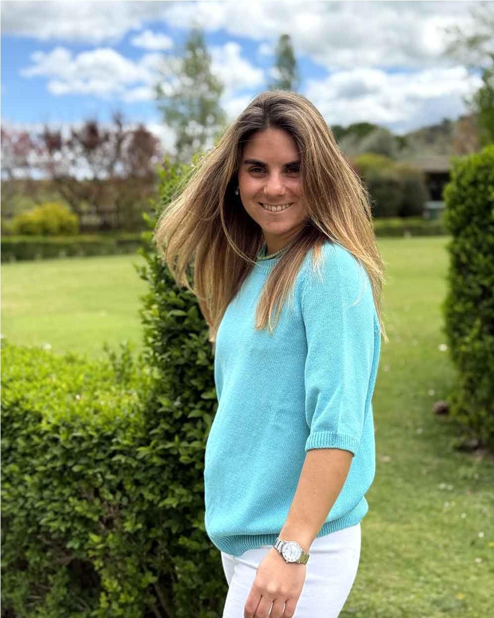 Maglia Cotton cuello redondo mujer SKY