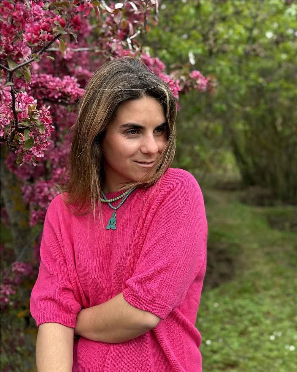 Maglia Cotton cuello redondo mujer...