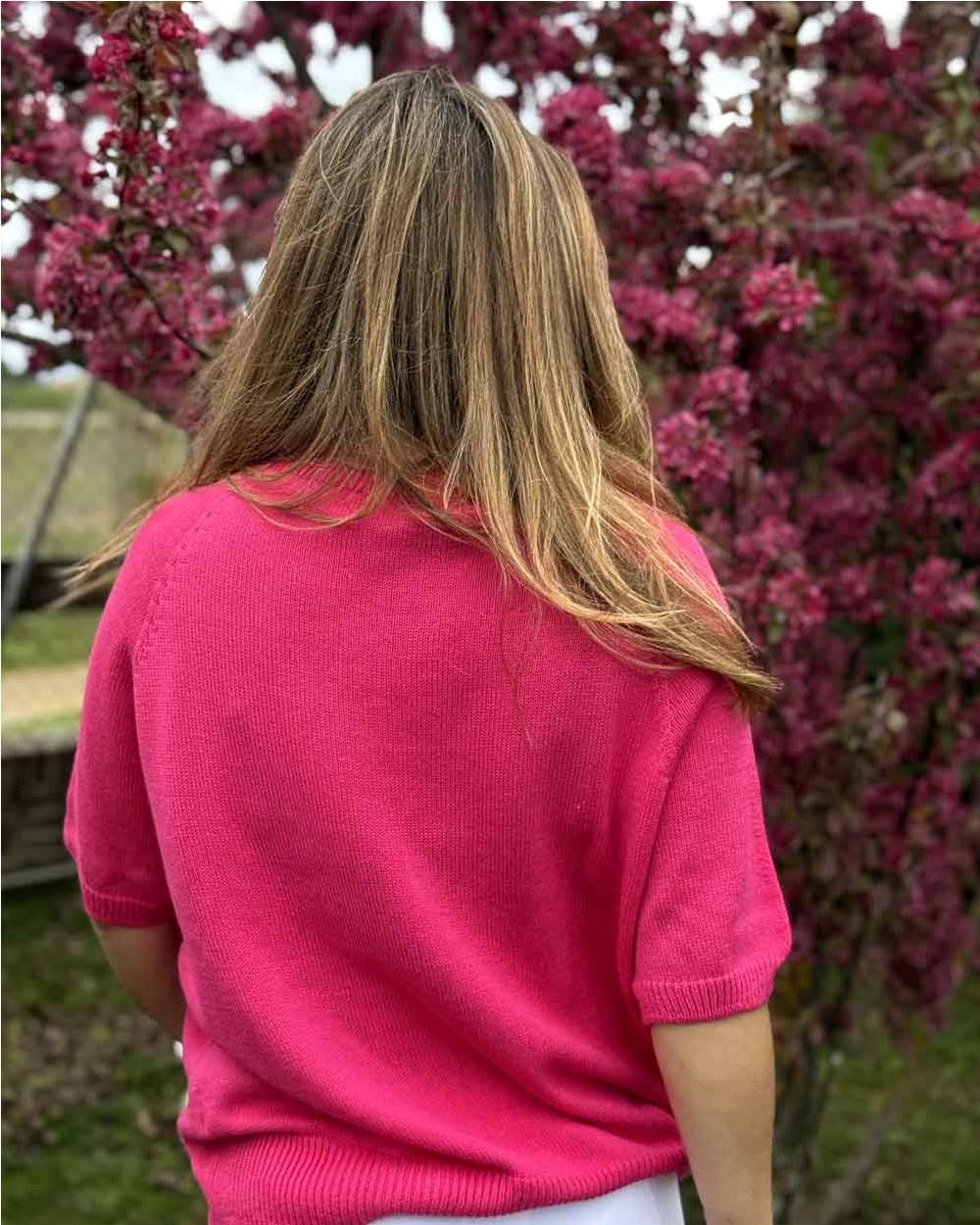 Maglia Cotton cuello redondo mujer...