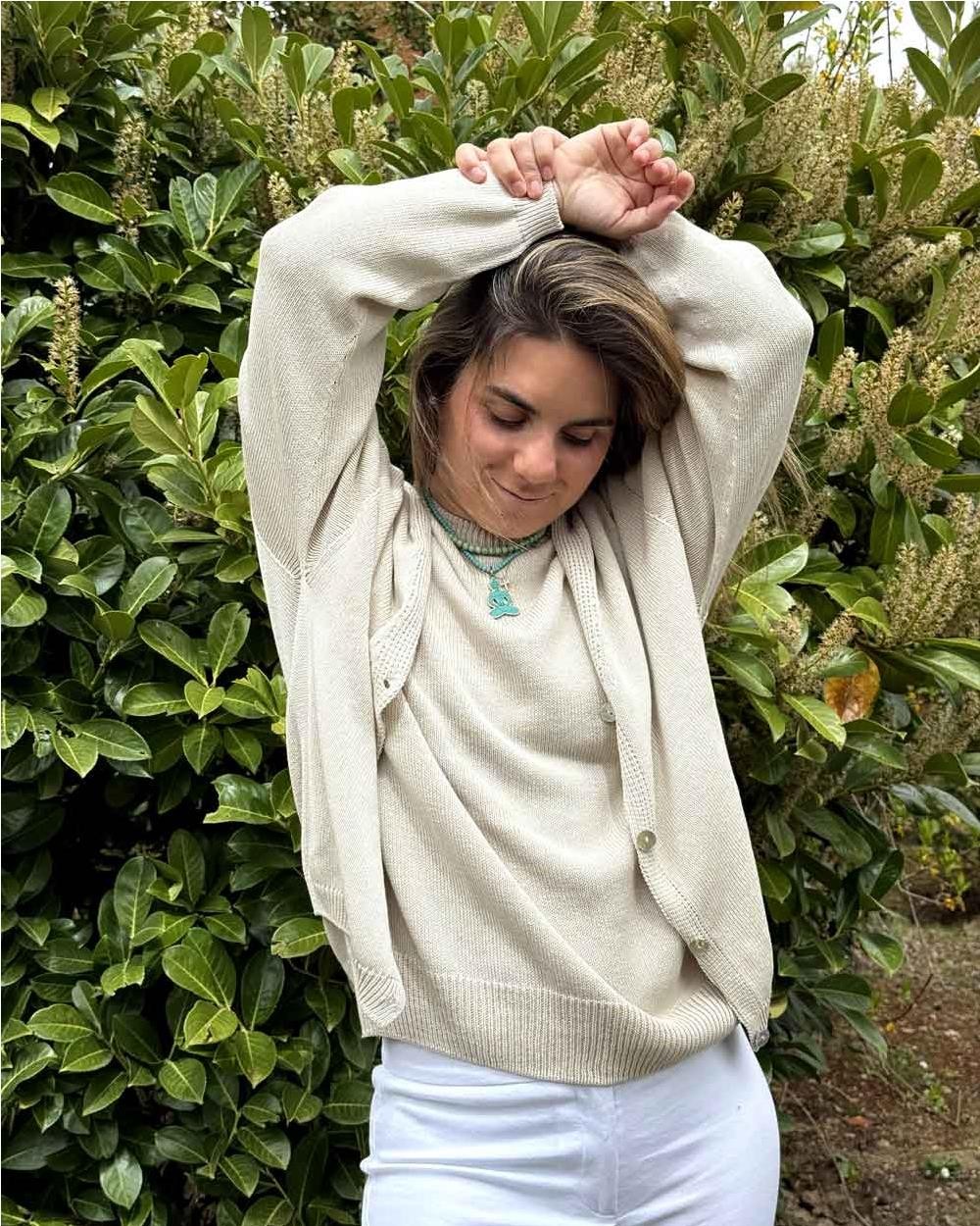 Chaqueta Maglia Cotton mujer NUDE