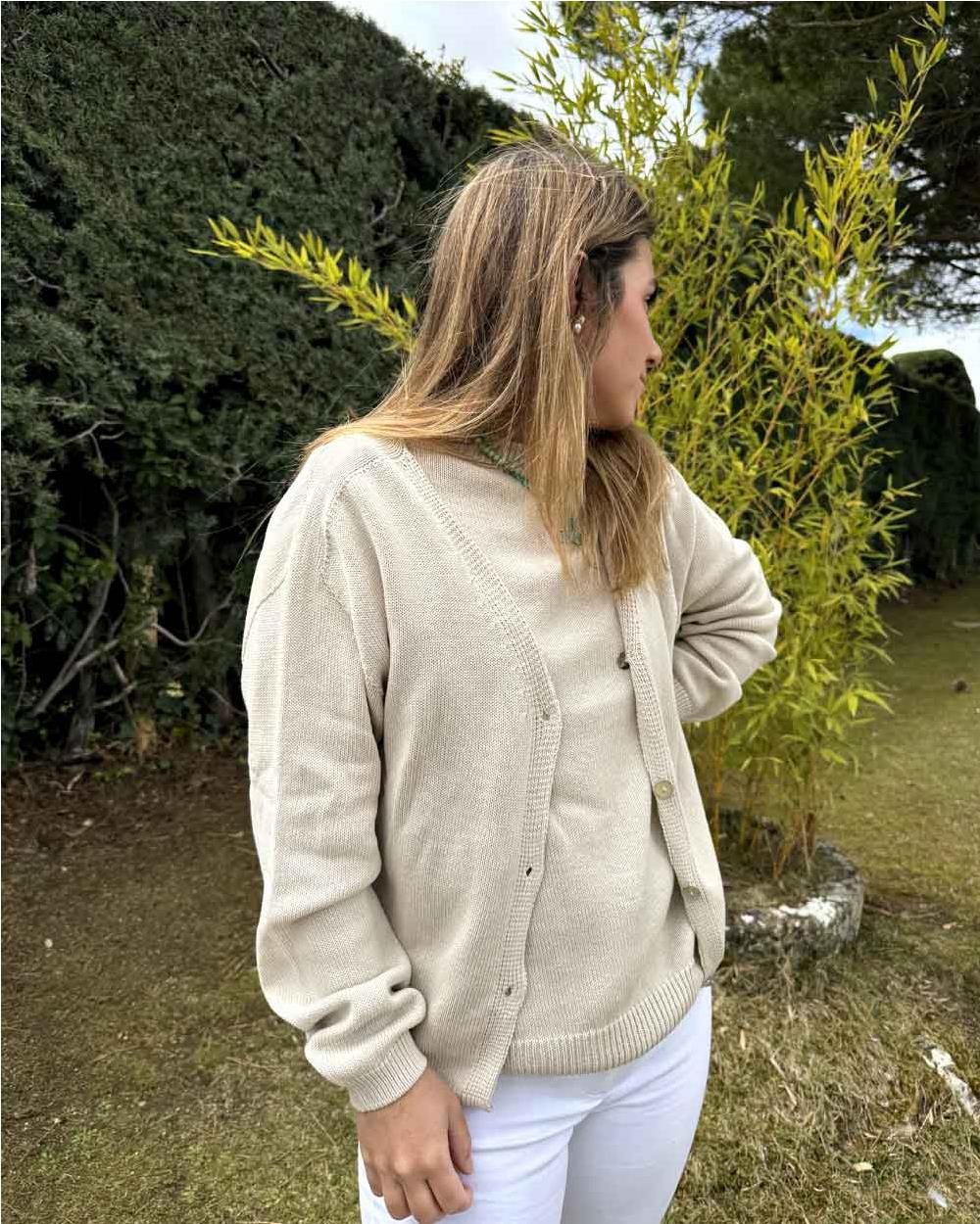 Chaqueta Maglia Cotton mujer NUDE