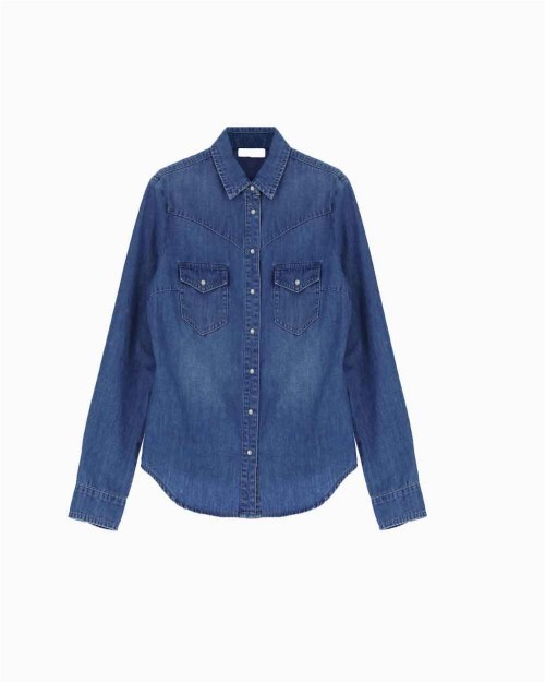 Camisa denim mujer AZUL