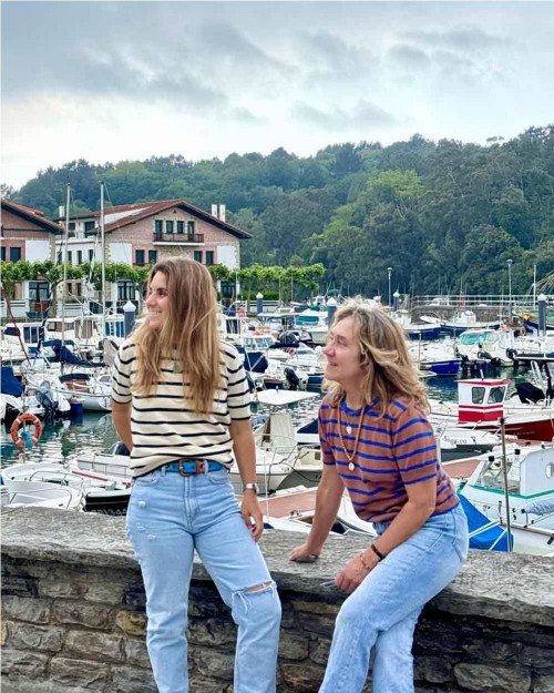 Jersey algodón rayas mujer... 2