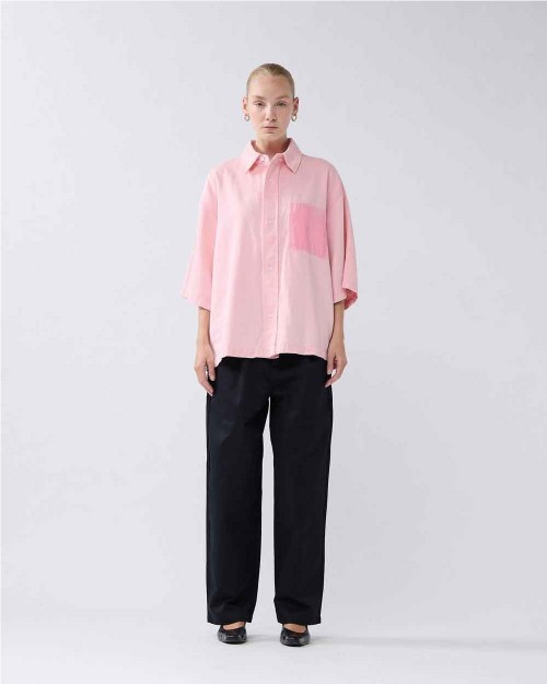 Camisa Unisex con bolsillo... 2