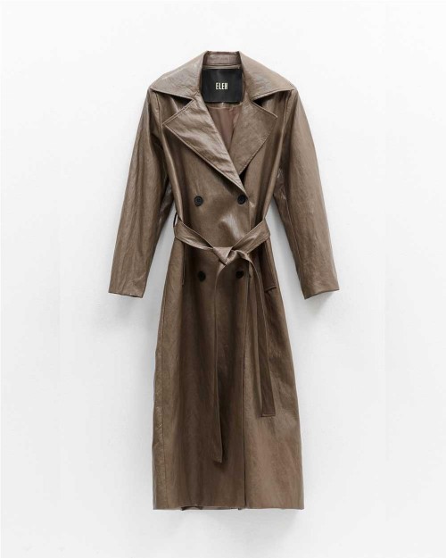 Trench con cinturón mujer...
