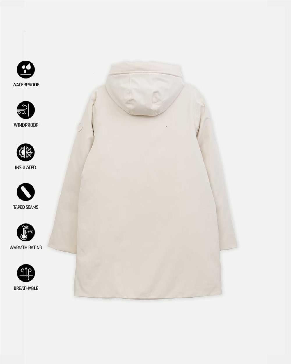 Abrigo Softshell Sturm mujer WHITECAP