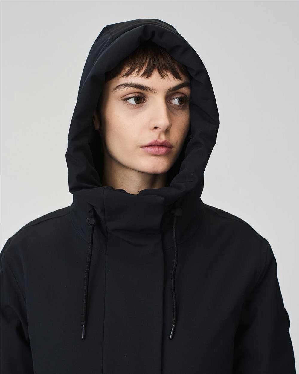 Abrigo Softshell Sturm mujer BLACK