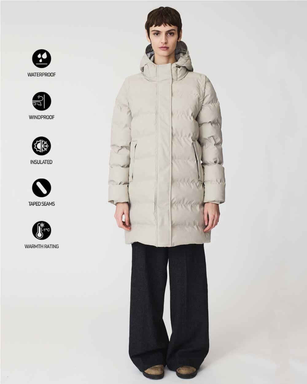 Abrigo 2 en 1 Stuhi mujer STONE GREY