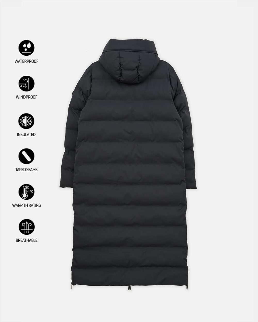 Abrigo acolchado Snestrom mujer NAVY