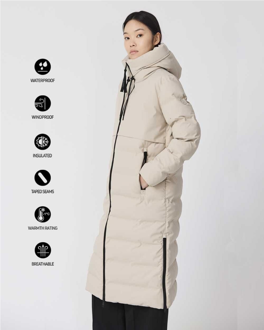 Abrigo acolchado Snestrom mujer STONE...