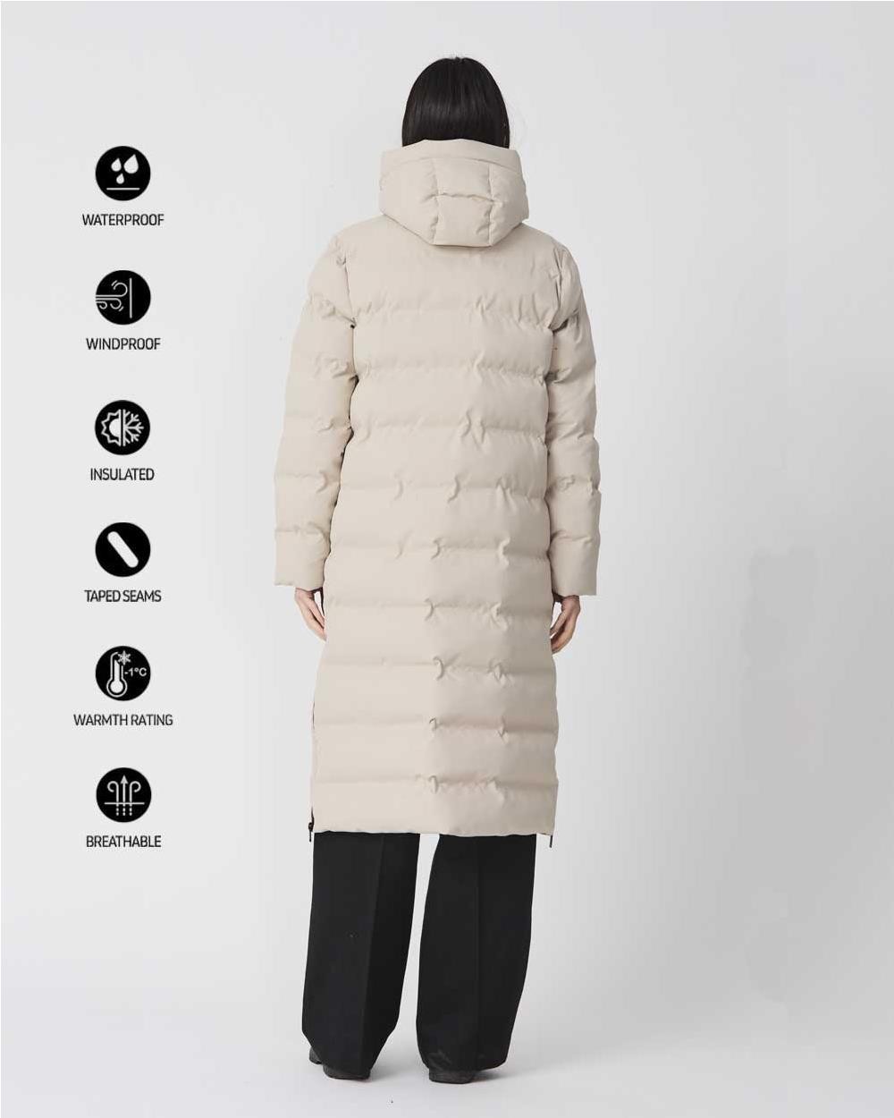 Abrigo acolchado Snestrom mujer STONE...