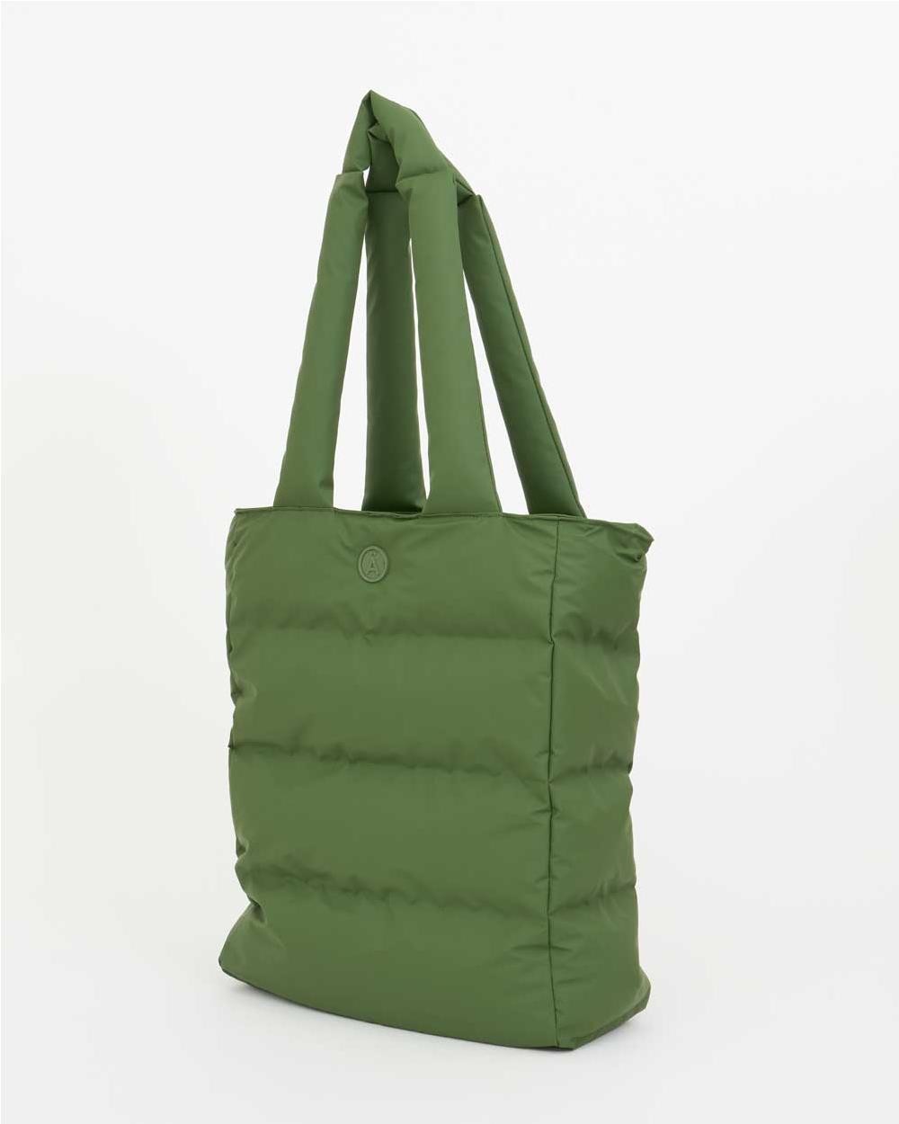 Bolso Tote Acolchado Eira BRONCE GREEN
