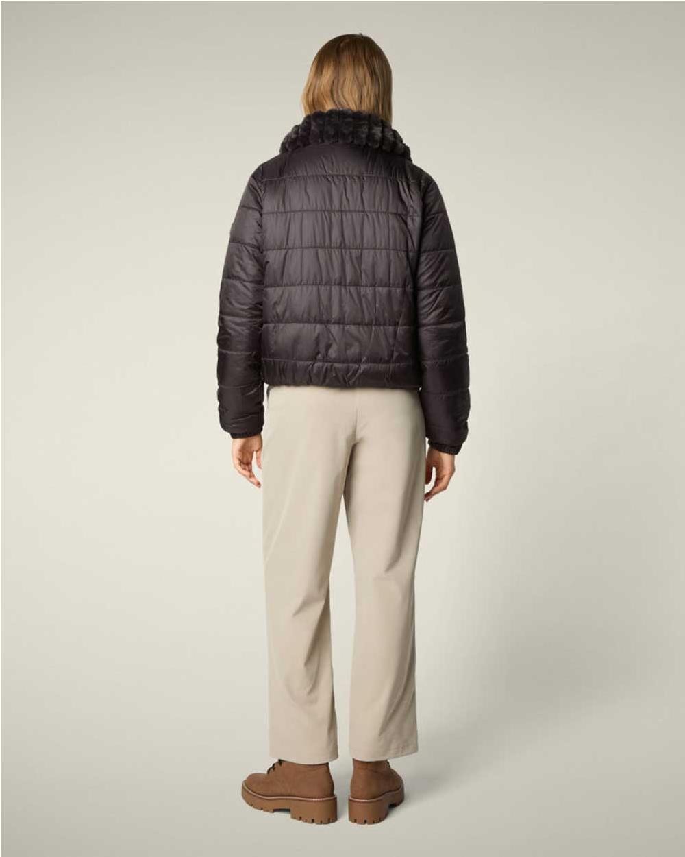 Chaqueta reversible Elina mujer BROWN...