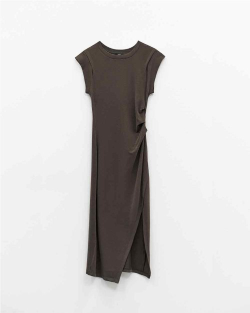 Vestido midi mujer GRIGIO...
