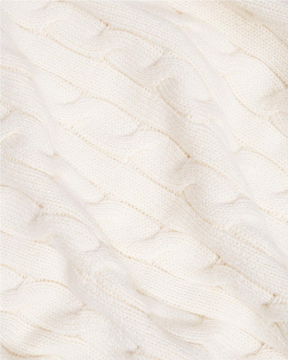 Jersey Cable Knit escote pico